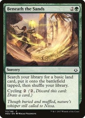 Beneath the Sands HOU 111 NM Magic: The Gathering