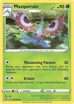 Masquerain 011/192 SWSH02: Rebel Clash Pokémon TCG