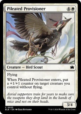 Pileated Provisioner BLB 25 NM Magic: The Gathering