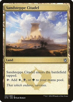 Sandsteppe Citadel KTK 241 NM Magic: The Gathering
