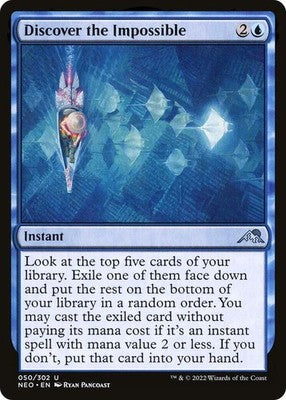 Discover the Impossible NEO 50 Foil NM Magic: The Gathering