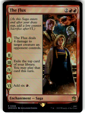 The Flux Universes Beyond: Doctor Who 86 R Foil Magic: The Gathering Near Mint