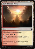 Sun-Blessed Peak TLA 280 NM Magic: The Gathering
