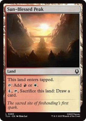 Sun-Blessed Peak TLA 280 NM Magic: The Gathering