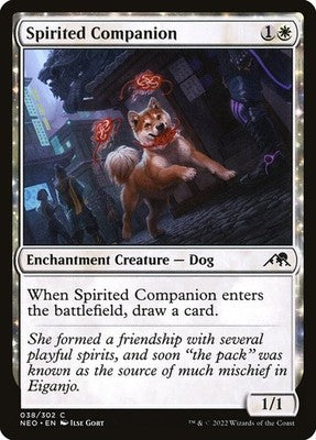 Spirited Companion NEO 38 NM Magic: The Gathering