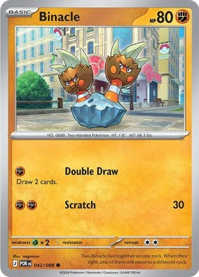 Binacle 042/088 ME03: Perfect Order Reverse Holofoil Pokémon TCG