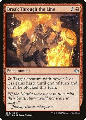 Break Through the Line FRF 94 NM Magic: The Gathering