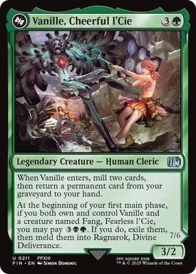 Vanille, Cheerful l'Cie FIN 211 NM Magic: The Gathering