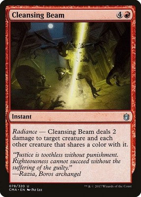 Cleansing Beam CMA 78 NM Magic: The Gathering
