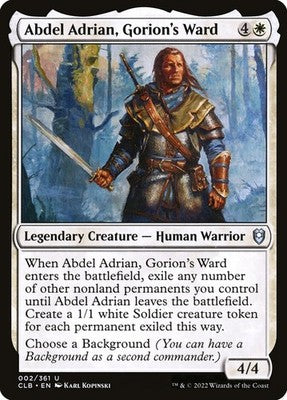 Abdel Adrian, Gorion's Ward CLB 2 NM Magic: The Gathering