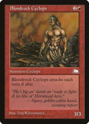 Bloodrock Cyclops WTH 90 LP Magic: The Gathering
