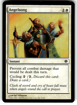 Angelsong Shards of Alara 4 C Magic: The Gathering Lightly Played