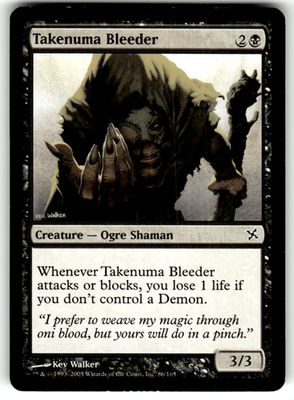 Takenuma Bleeder Betrayers of Kamigawa 86 C Magic: The Gathering Lightly Played