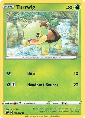 Turtwig 006/172 SWSH09: Brilliant Stars Pokémon TCG