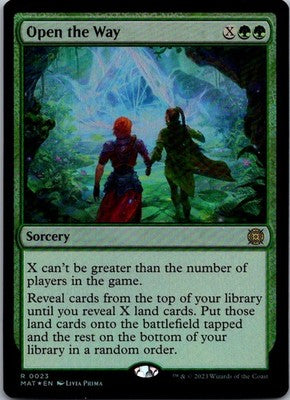 Open the Way 23 March of the Machine: The Aftermath Magic: The Gathering Foil NM