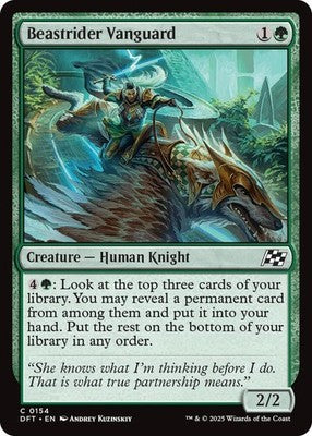 Beastrider Vanguard DFT 154 Foil NM Magic: The Gathering
