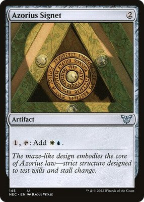 Azorius Signet NEC 145 NM Magic: The Gathering