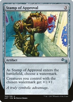 Stamp of Approval UST 160 NM Magic: The Gathering