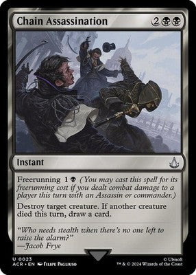 Chain Assassination ACR 23 Foil NM Magic: The Gathering
