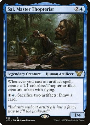 Sai, Master Thopterist NEC 97 NM Magic: The Gathering