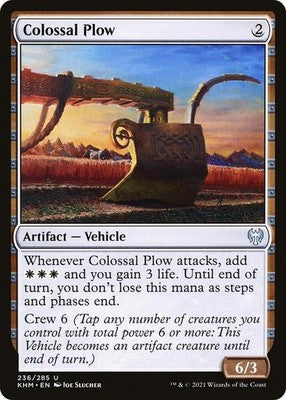 Colossal Plow KHM 236 LP Magic: The Gathering