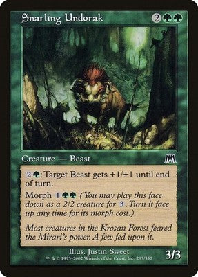 Snarling Undorak ONS 283 NM Magic: The Gathering