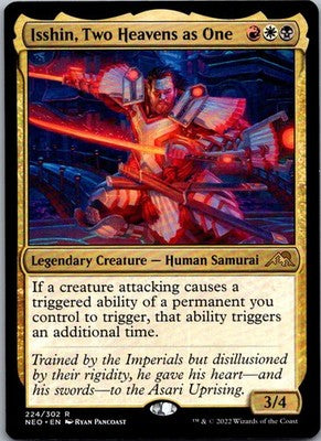 Isshin, Two Heavens as One 224 Kamigawa: Neon Dynasty Magic: The Gathering NM