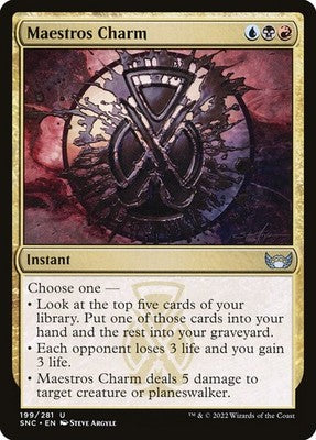 Maestros Charm SNC 199 NM Magic: The Gathering