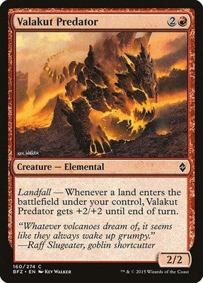 Valakut Predator BFZ 160 NM Magic: The Gathering