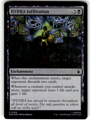 HYDRA Infiltration Marvel Super Heroes 100 C Foil Magic: The Gathering Near Mint