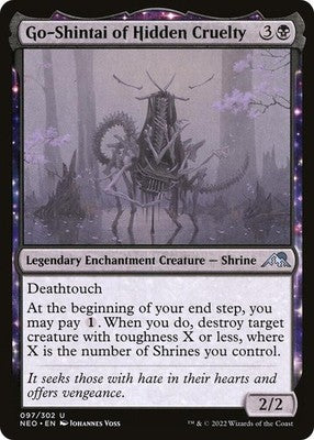 Go-Shintai of Hidden Cruelty NEO 97 NM Magic: The Gathering