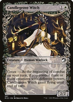Candlegrove Witch MID 287 NM Magic: The Gathering
