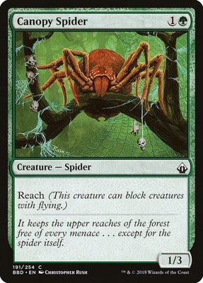 Canopy Spider BBD 191 NM Magic: The Gathering