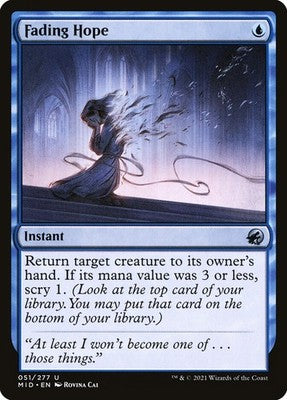 Fading Hope MID 51 LP Magic: The Gathering