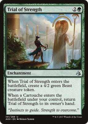 Trial of Strength AKH 191 NM Magic: The Gathering