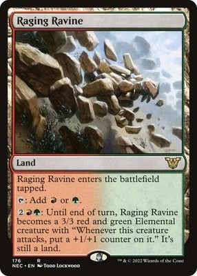 Raging Ravine NEC 176 NM Magic: The Gathering