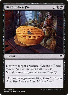 Bake into a Pie ELD 76 NM Magic: The Gathering