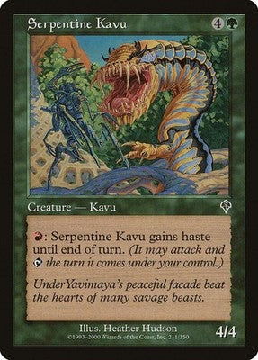 Serpentine Kavu INV 211 LP Magic: The Gathering