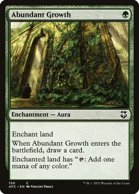 Abundant Growth AFC 150 NM Magic: The Gathering