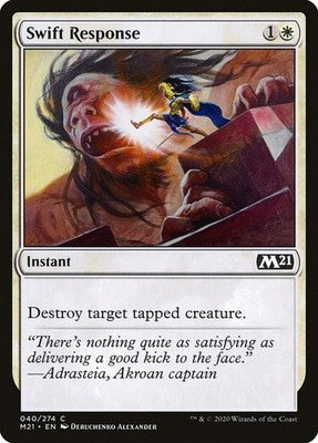 Swift Response M21 40 NM Magic: The Gathering