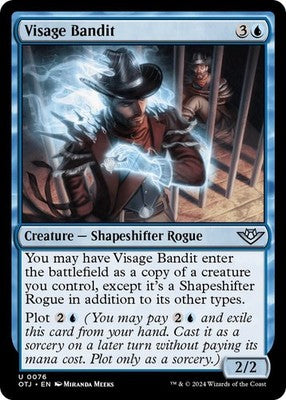 Visage Bandit OTJ 76 NM Magic: The Gathering