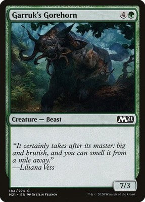 Garruk's Gorehorn M21 184 NM Magic: The Gathering
