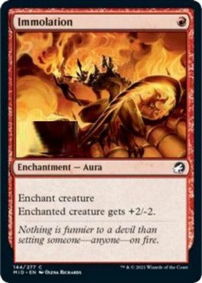Immolation MID 144 LP Magic: The Gathering
