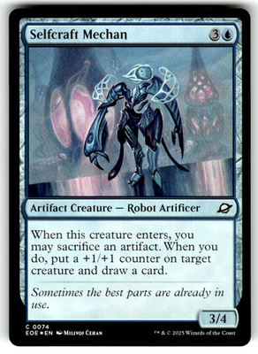 Selfcraft Mechan Edge of Eternities 74 C Foil Magic: The Gathering Near Mint
