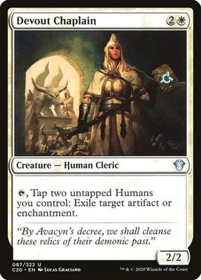 Devout Chaplain C20 87 NM Magic: The Gathering
