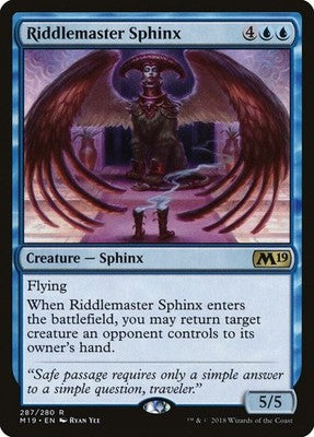 Riddlemaster Sphinx M19 287 NM Magic: The Gathering