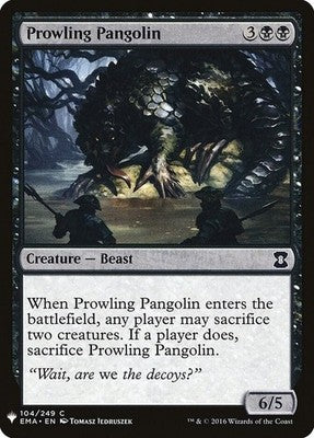 Prowling Pangolin PLST EMA-104 NM Magic: The Gathering