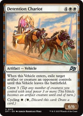 Detention Chariot DFT 12 NM Magic: The Gathering