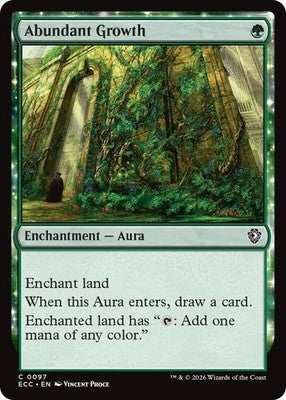 Abundant Growth ECC 97 NM Magic: The Gathering