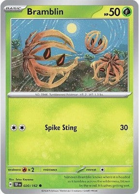 Bramblin 020/162 SV05: Temporal Forces Pokémon TCG